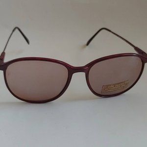 NWT True Vintage 90's carbon fiber school boy style sunglasses w/Coppermax lens